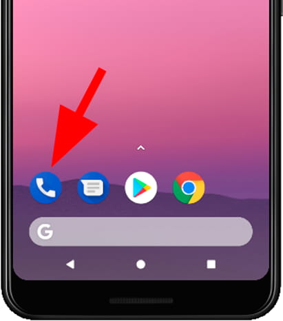 Icona di chiamata Android