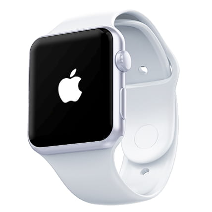 Logo Apple su Apple Watch