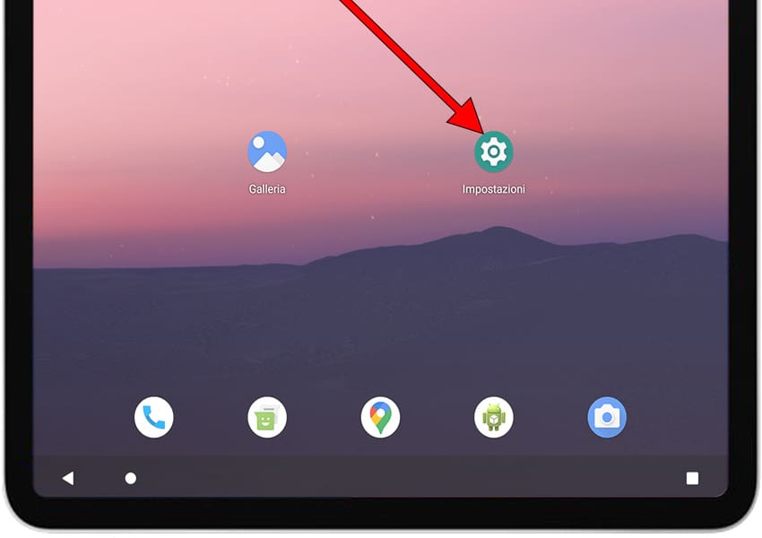 Icona impostazioni Android
