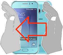 Screenshot su Samsung Galaxy J1 Ace