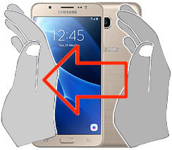 Screenshot su Samsung Galaxy J7 (2016)